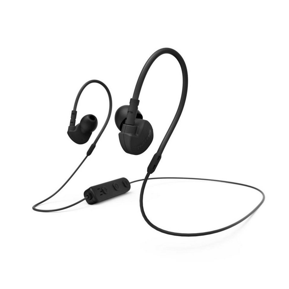 Hama Bluetooth Kopfhörer Sport, In-Ear, Mikrofon, ultraleicht, ergonomisch  In-Ear-Kopfhörer (Freisprechfunktion, Google Assistant, Siri), Unterstützt  die vorhandenen Sprachassistenten Siri und Google Assistant