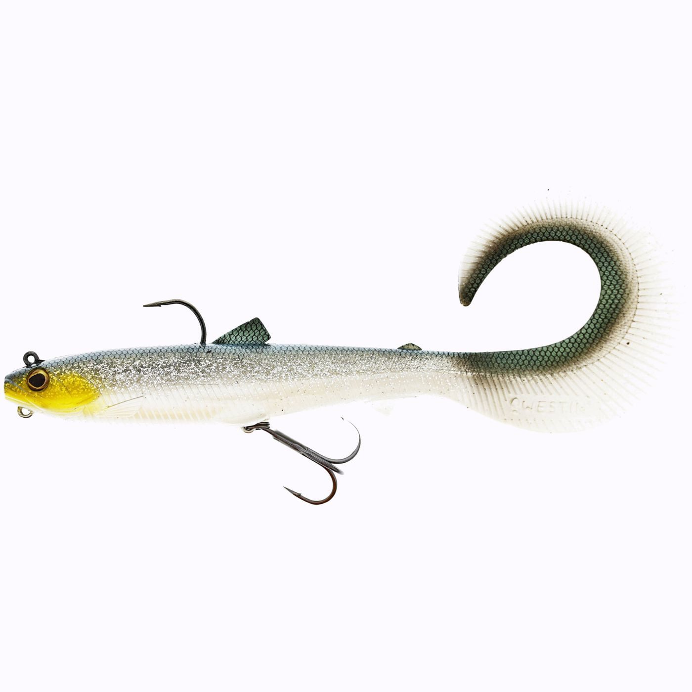 Kunstköder Westin Bullteez Curltail R 'N R 21cm 73g Sinking