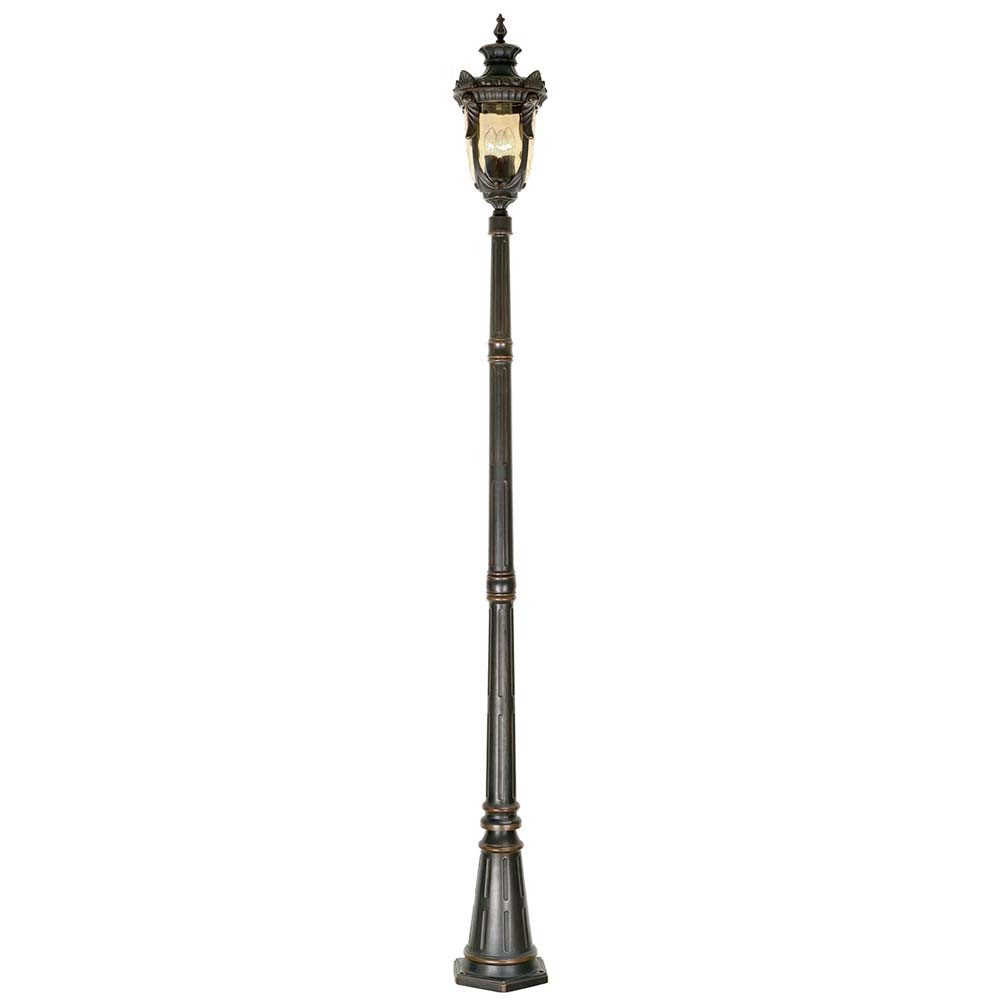 Elstead LIGHTING Außen-Stehlampe, Leuchtmittel nicht inklusive, Außenleuchte Laternenpfahl Stehleuchte Wegeleuchte Bronze H 237 cm 3