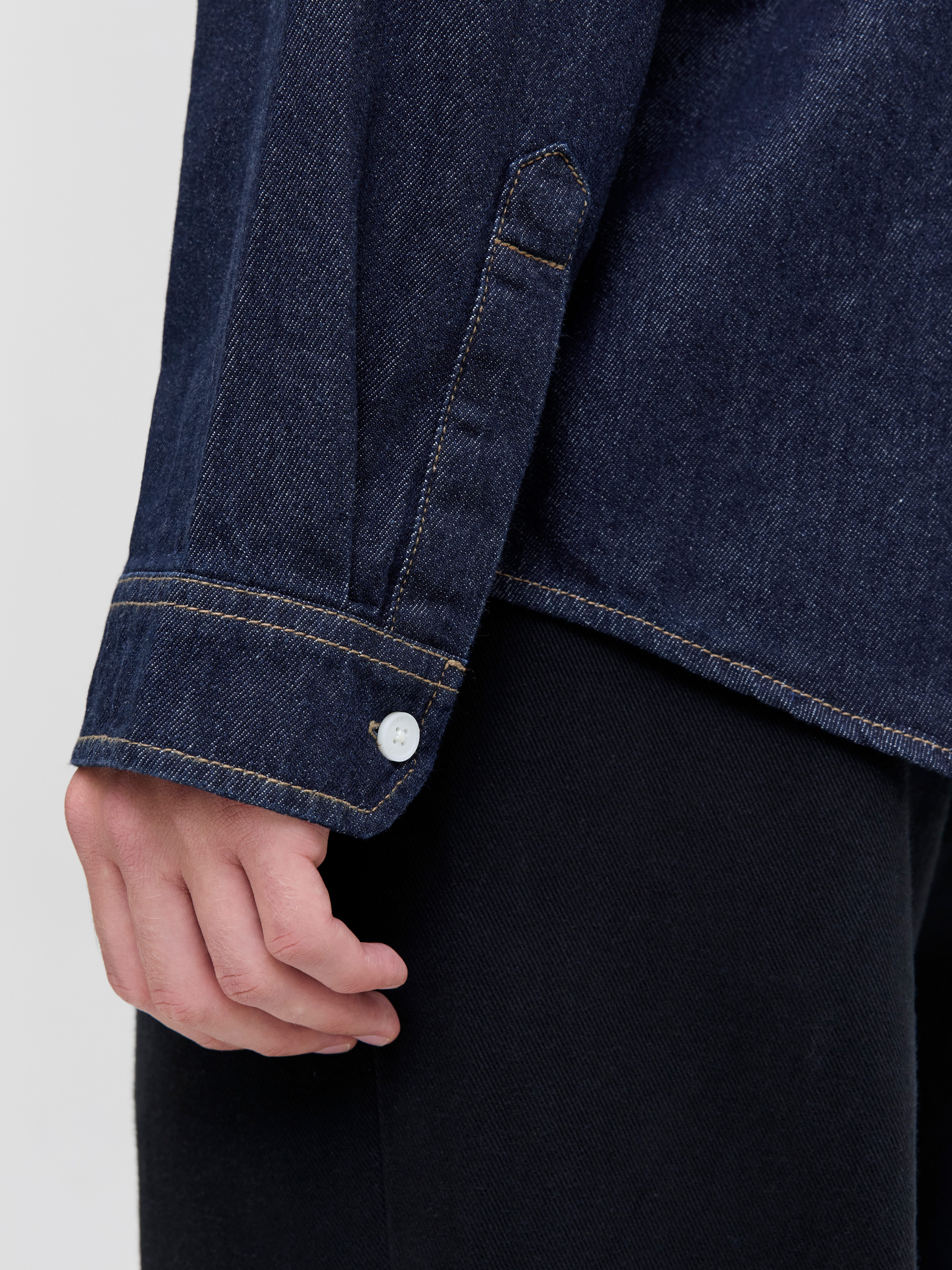 Jack & Jones Langarmhemd JORNORREBRO DENIM SHIRT LS SN