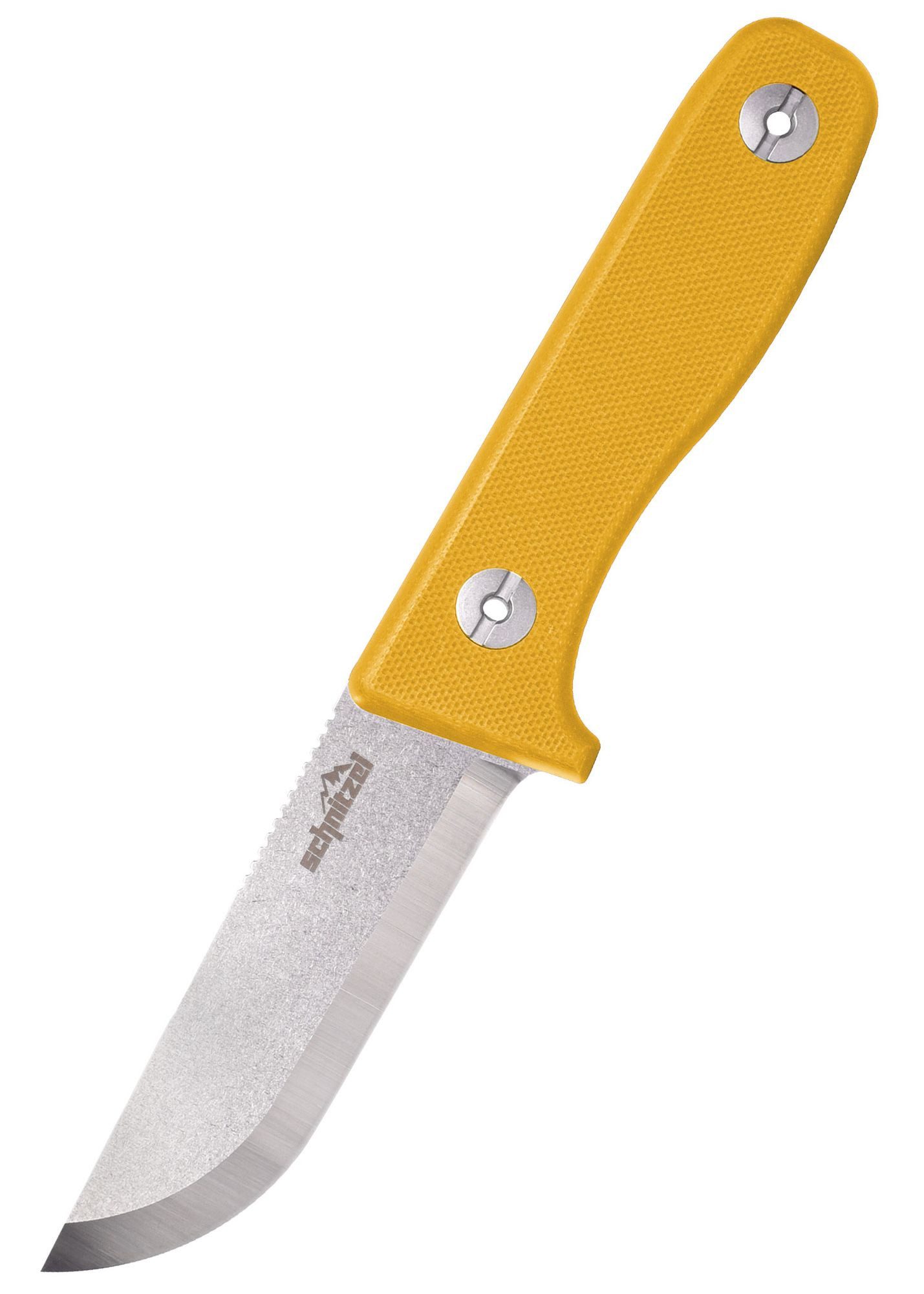 Taschenmesser Schnitzel DU, Schnitzmesser für Kinder ab 10 Jahre, gelb