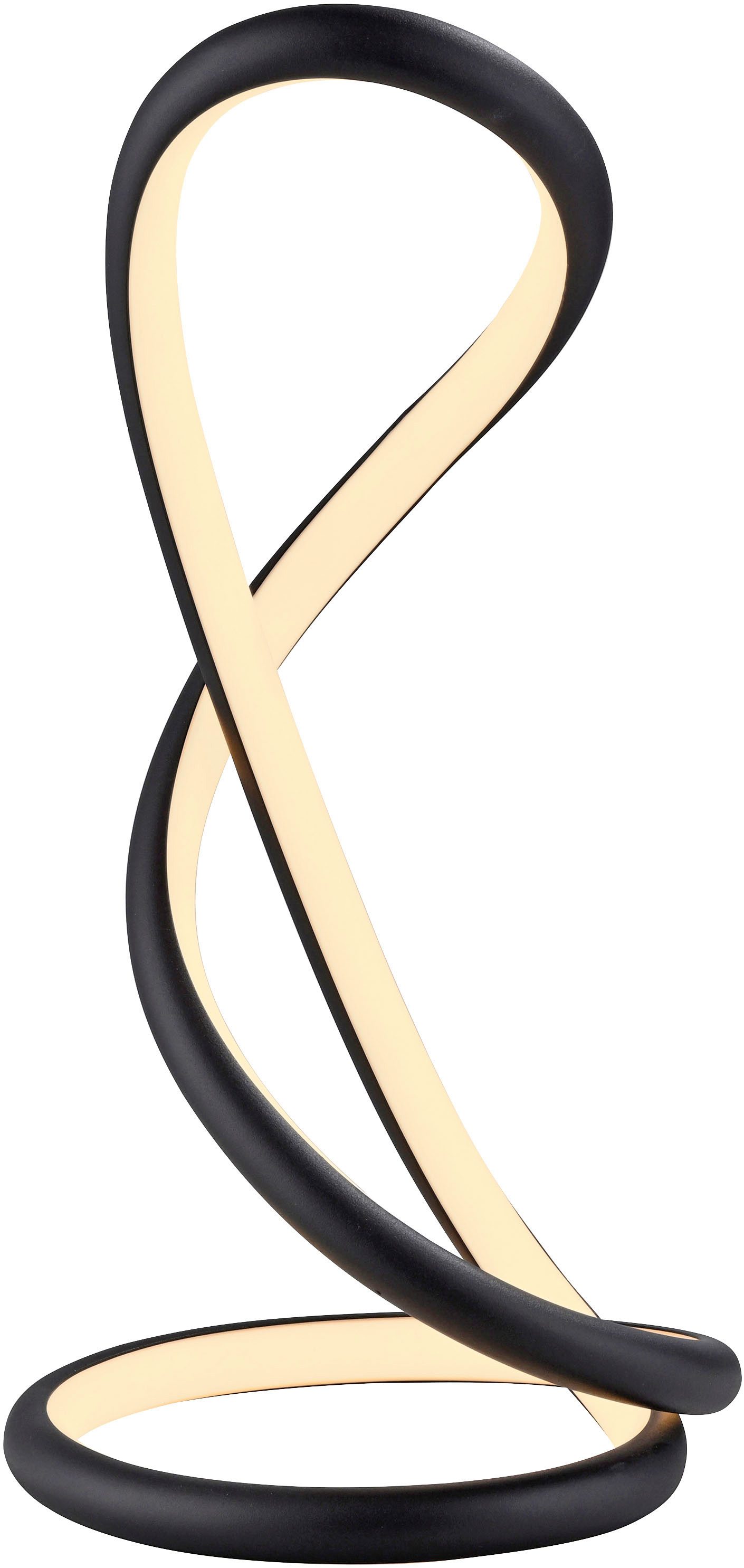 Paul Neuhaus LED Tischleuchte TWIST, LED fest integriert, Warmweiß, Schnurdimmer