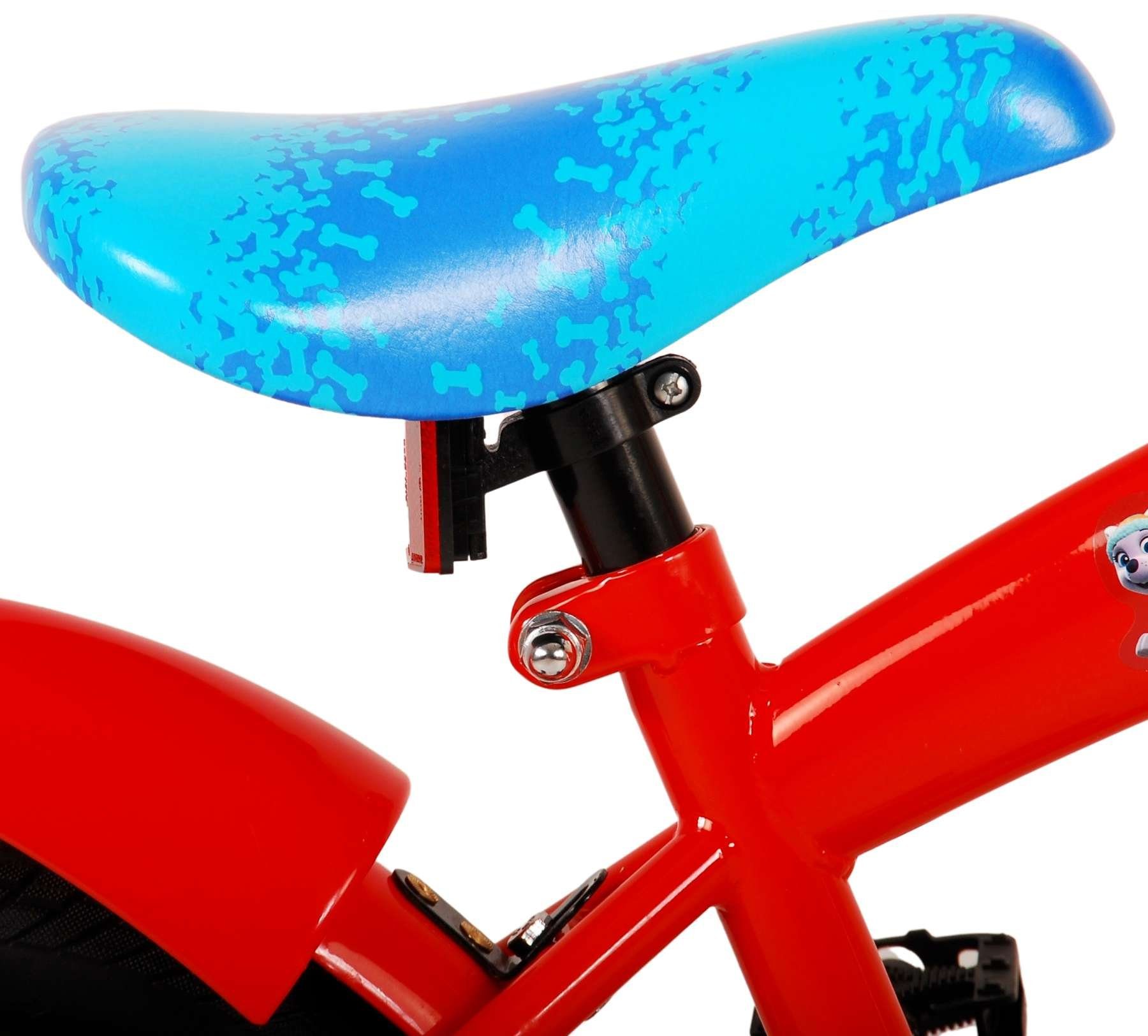 PAW PATROL Kinderfahrrad Jungen - Rot / Blau - verschiedene Größen - 85% zusammengebaut, bis 60 kg, Rücktrittbremse, Lenkerhöhe einstellbar, Luftbereifung