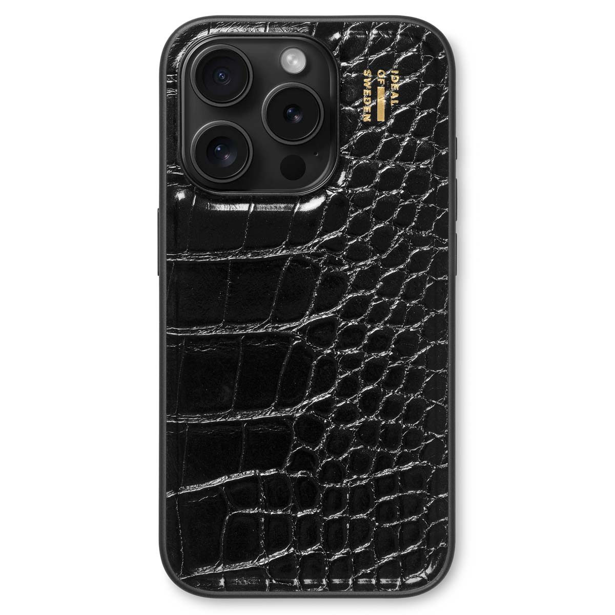 iDeal of Sweden Backcover iDeal of Sweden Vegan Leather Back Cover Apple iPhone 15 Pro - Black C