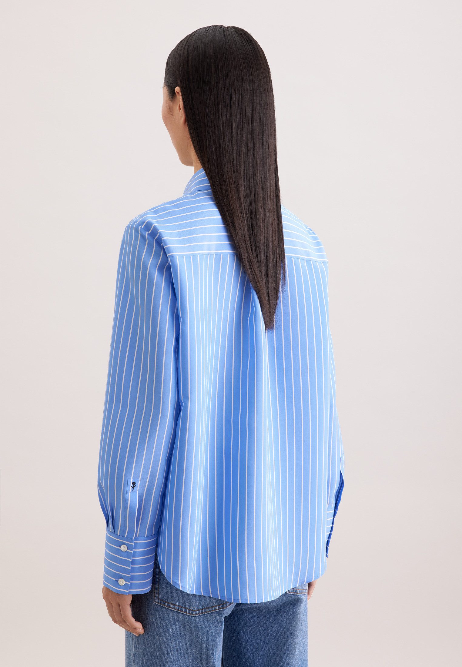 seidensticker Hemdbluse 1/1 Kragen Gestreift günstig online kaufen