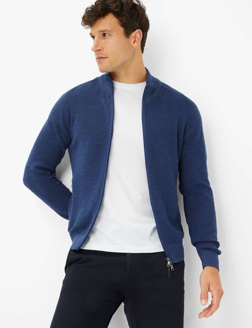 Brax Strickjacke Strickjacke Style John - Regular Fit