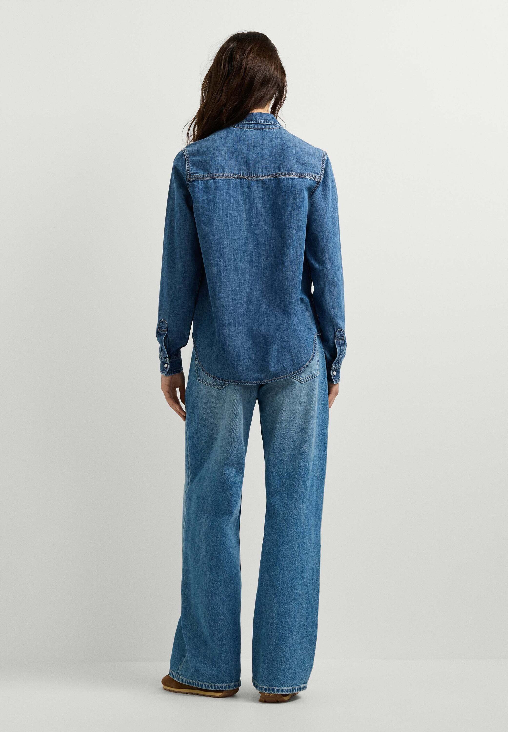 Pepe Jeans T-Shirt denim shirt ABBEY AUTHENTIC SHIRT