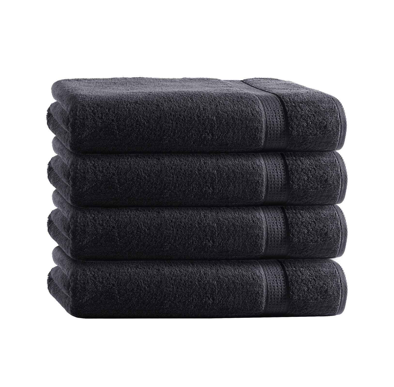 TRENDBUY24 Handtuch Set Handtücher Duschtücher Gästetücher Baumwolle Frottee Premium 4er Set, 100% Baumwolle (4-St), Duschtuch