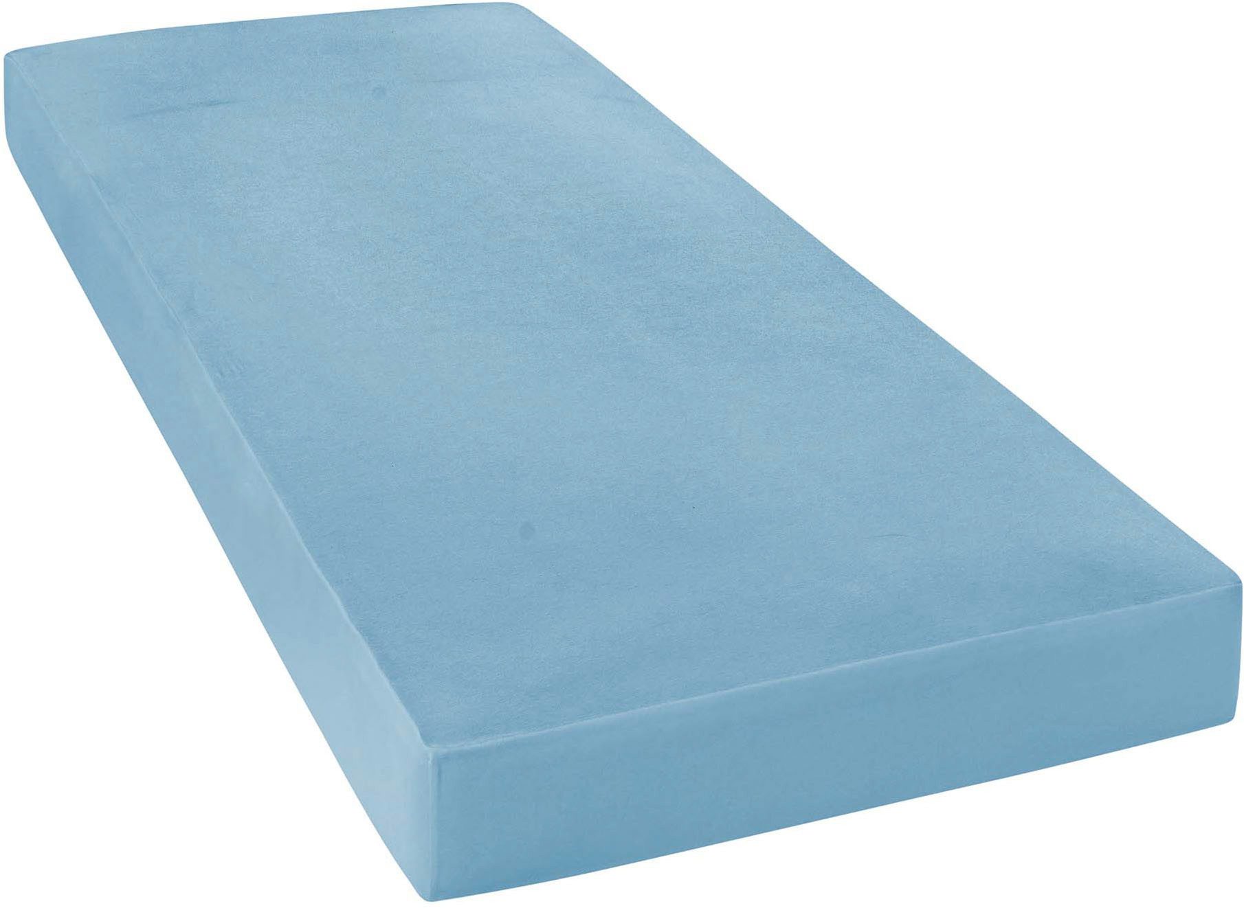 Janine Spannbettlaken ELASTIC 5002 Jersey Bettlaken mit Elasthan, 190 g/m², Jersey-Elasthan, Gummizug: rundum, (1 Stück), für Matratzen bis 35 cm Höhe, 95% Baumwolle, hochwertig, langlebig