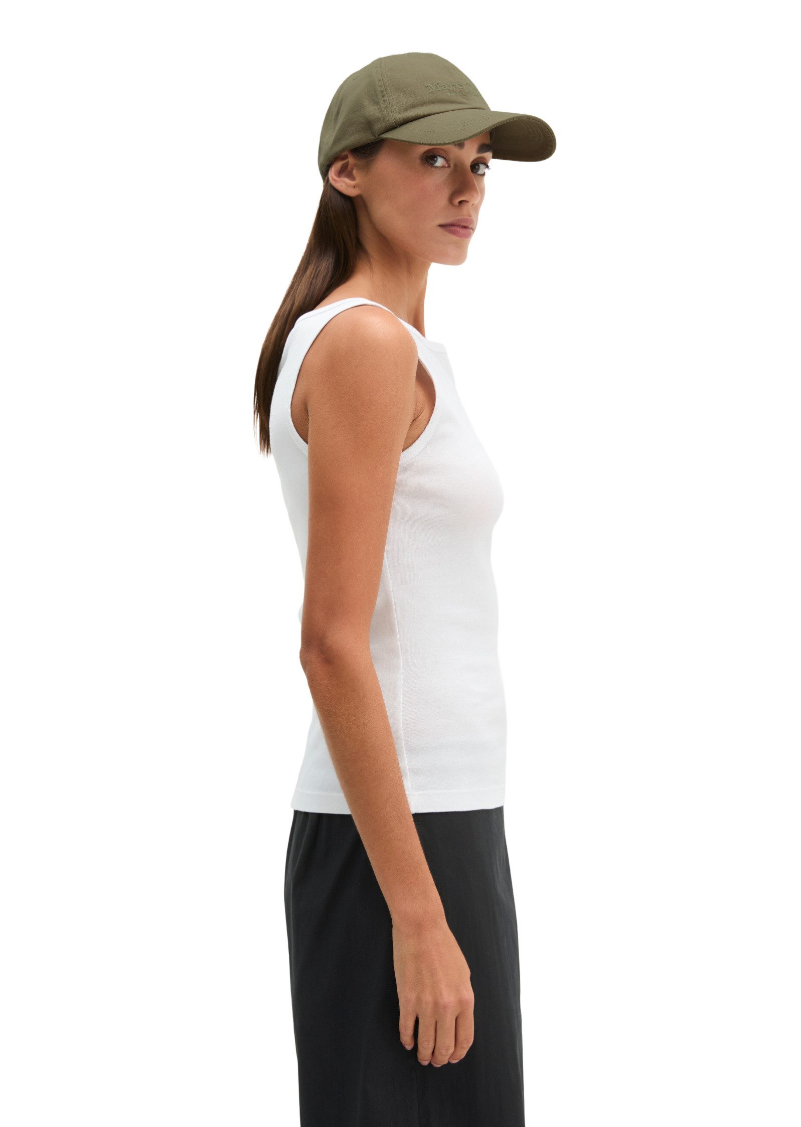 Marc O'Polo T-Shirt aus Organic-Cotton-Rib-Jersey