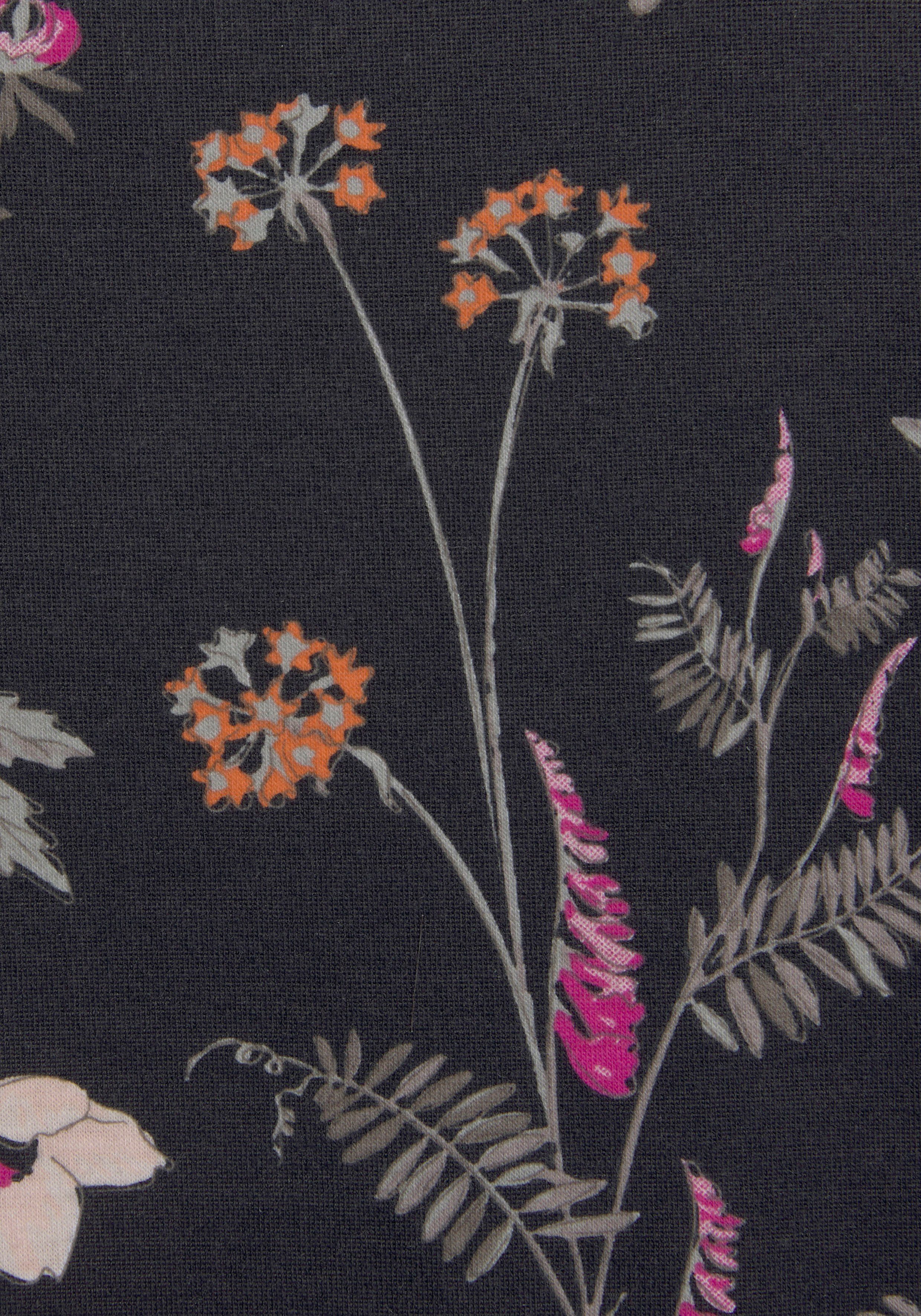 LASCANA Nachthemd Wildblumen mit Muster