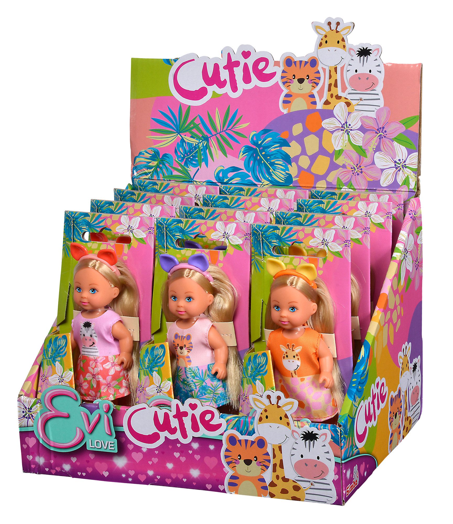 Simba Dickie Anziehpuppe Puppe Evi LOVE Cutie 12cm 3fach sortiert günstig online kaufen