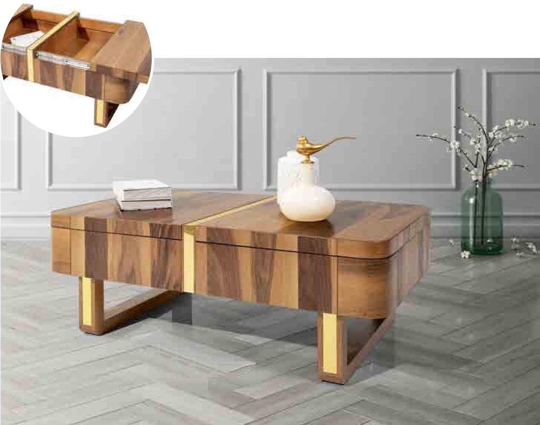 Tische Wohnzimmer Holz Tisch Luxus Beistell Stil Couchtisch, Couchtisch Neu JVmoebel