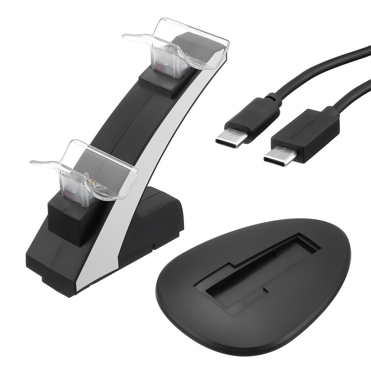 PS5 Controller Ladestation, Dual USB Typ C PS5 Controller-Ladestation
