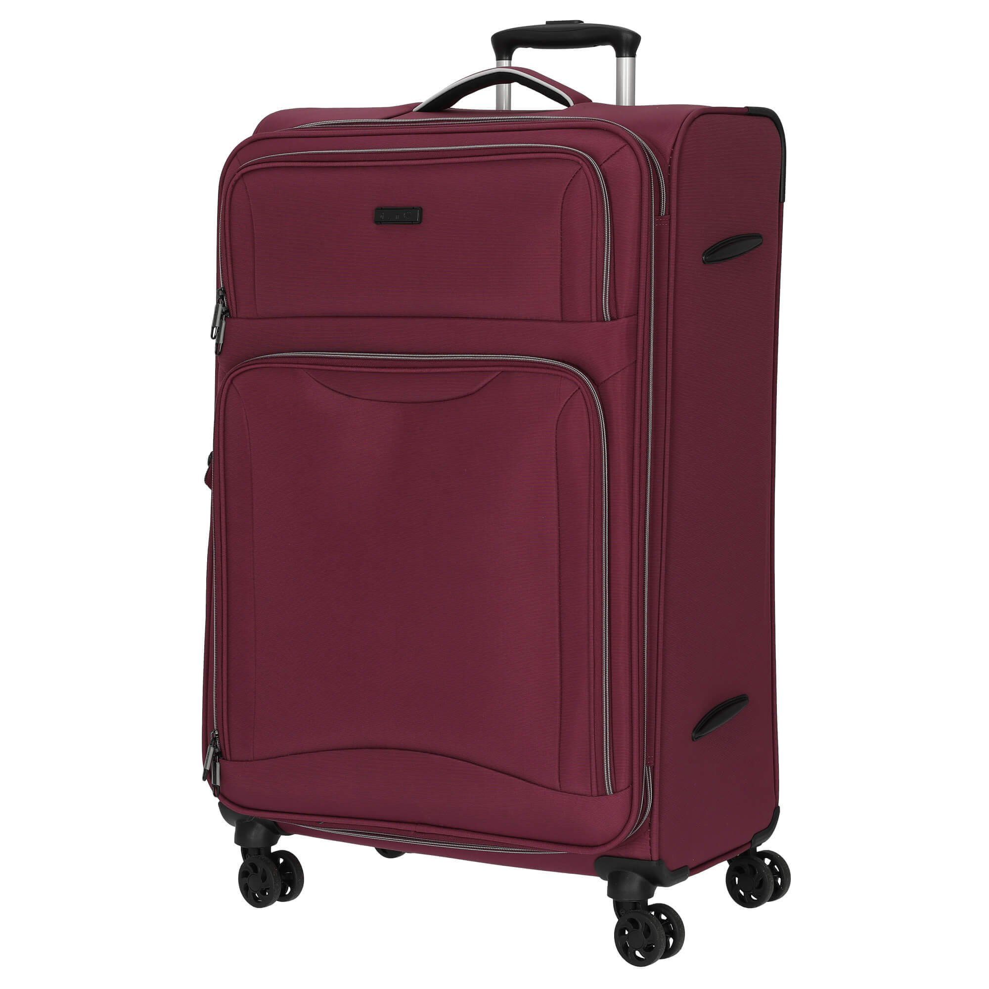 Rollen 4 Travel Line cm, 9204 purple - 4-Rollen-Trolley 76 Trolley D&N L