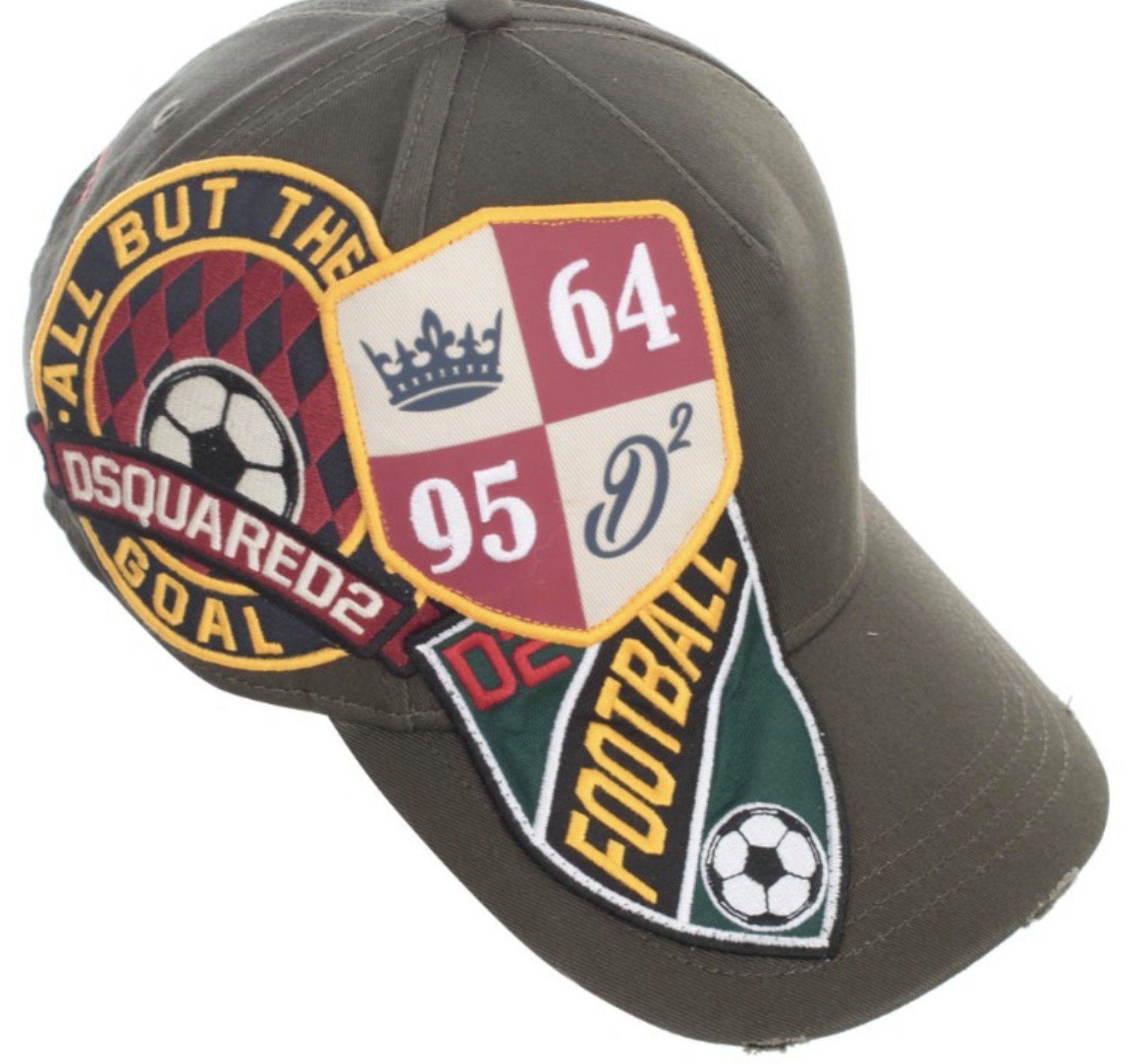 Dsquared2 Baseball Cap Basebalkappe Icon Football Multi Patch Baseballcap C günstig online kaufen