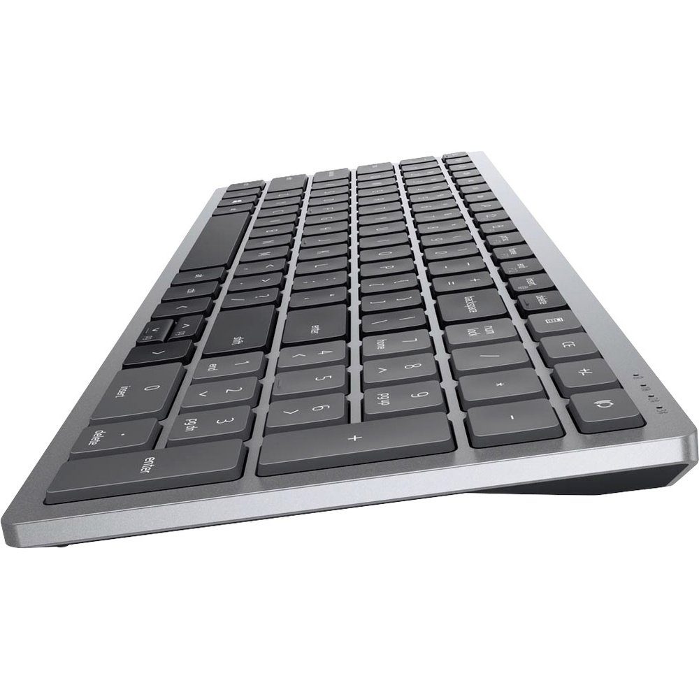 Dell Dell KM7120W Bluetooth®, WLAN Tastatur, Maus-Set Deutsch, QWERTZ Grau Tastatur- und Maus-Set