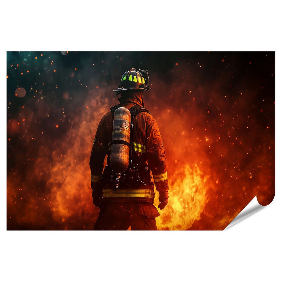 Feuerwehr im Einsatz - Magnetschild - maf0032 KFZ und sonstige Metalloberflächen Feuerwehr im Einsatz - Magnetschild - maf0032 KFZ und sonstige Metalloberflächen