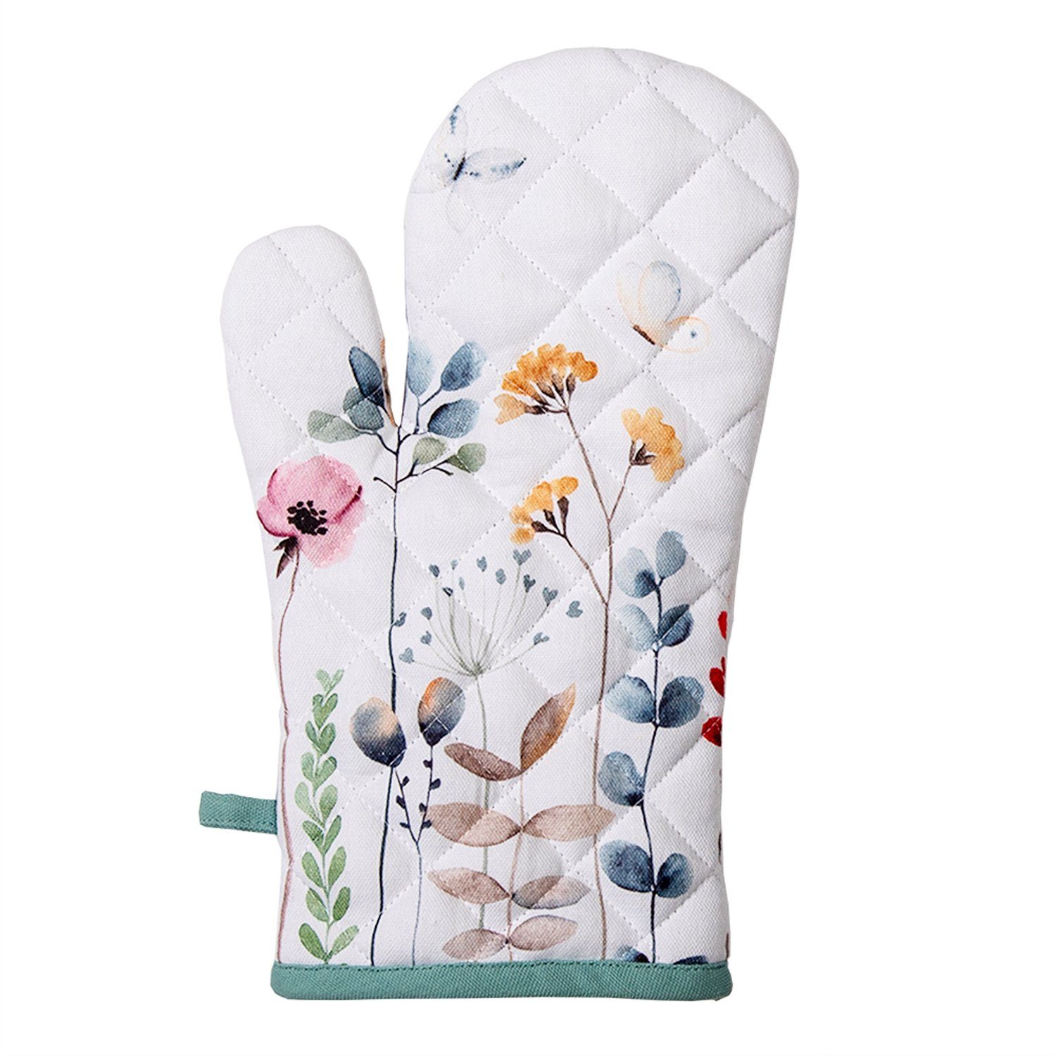 Clayre & Eef Topfhandschuhe Flowerbomb, (Set, günstig online kaufen