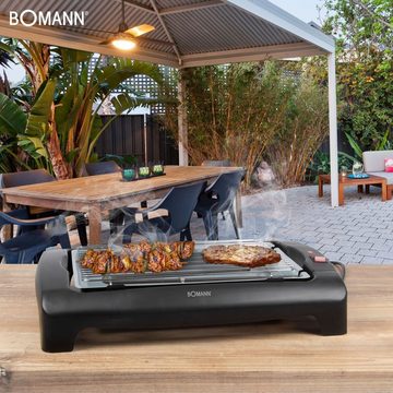 bmf-versand Tischgrill Elektrogrill Tischgrill Grillrost Balkon Grill Starke 2000 Watt mit