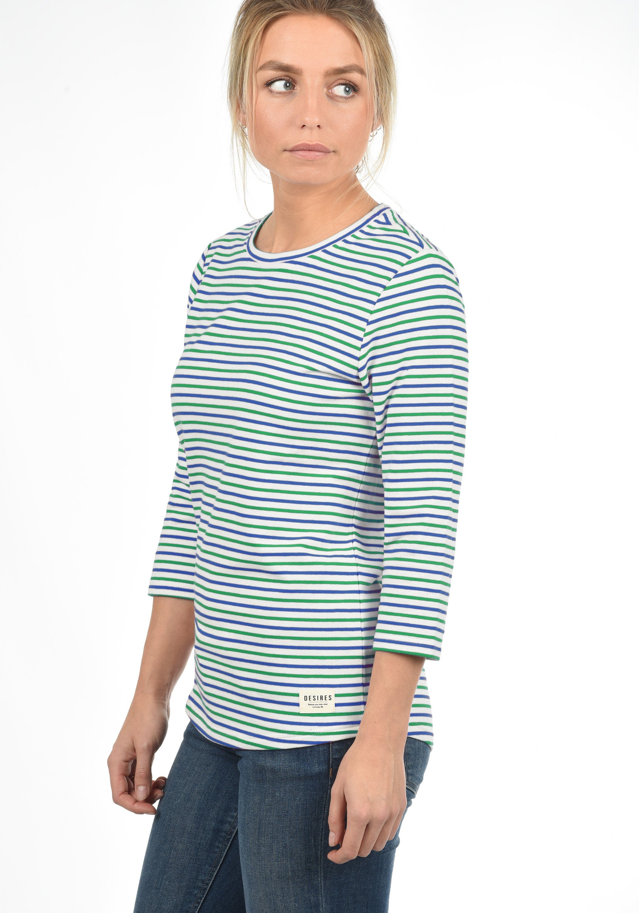 Helene gestreiftes (3299) Bean Sweatshirt 3/4-Arm-Shirt DESIRES Jelly