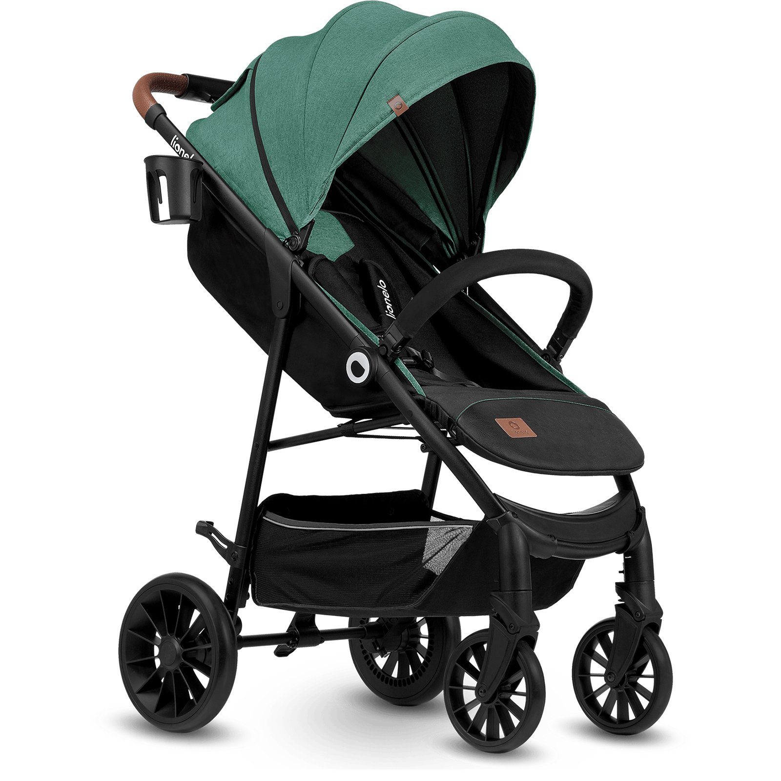 lionelo Kinder-Buggy Zoey, Moskitonetz Große EVA-Räder bis 15 Kg Sonnenschutz