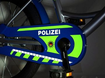 Bachtenkirch Kinderfahrrad 12 zoll Polizei Fahrrad für Kinder ab 3 Jahre, mit Rücktrittbremse