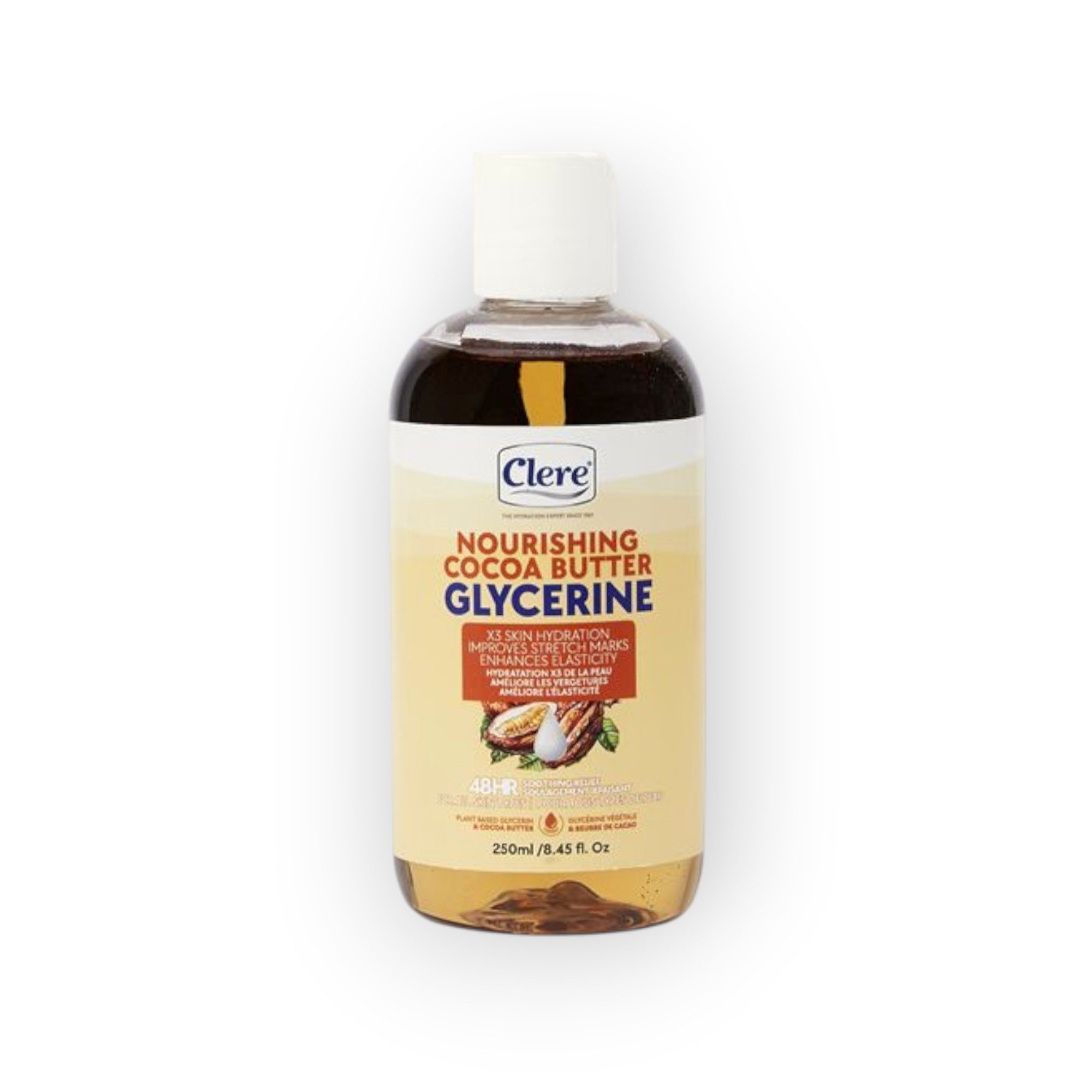 Clere Hautpflegegel Glycerin 250 ml Reines Glycerin für Kosmetik, Hautpflege und DIY