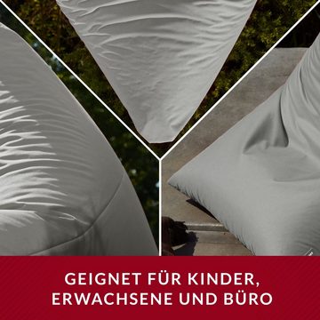 Green Bean Sitzsack Sitzsack Indoor & Outdoor 120x100x80cm, Bodenkissen Liegekissen Sitzkissen Bean Bag