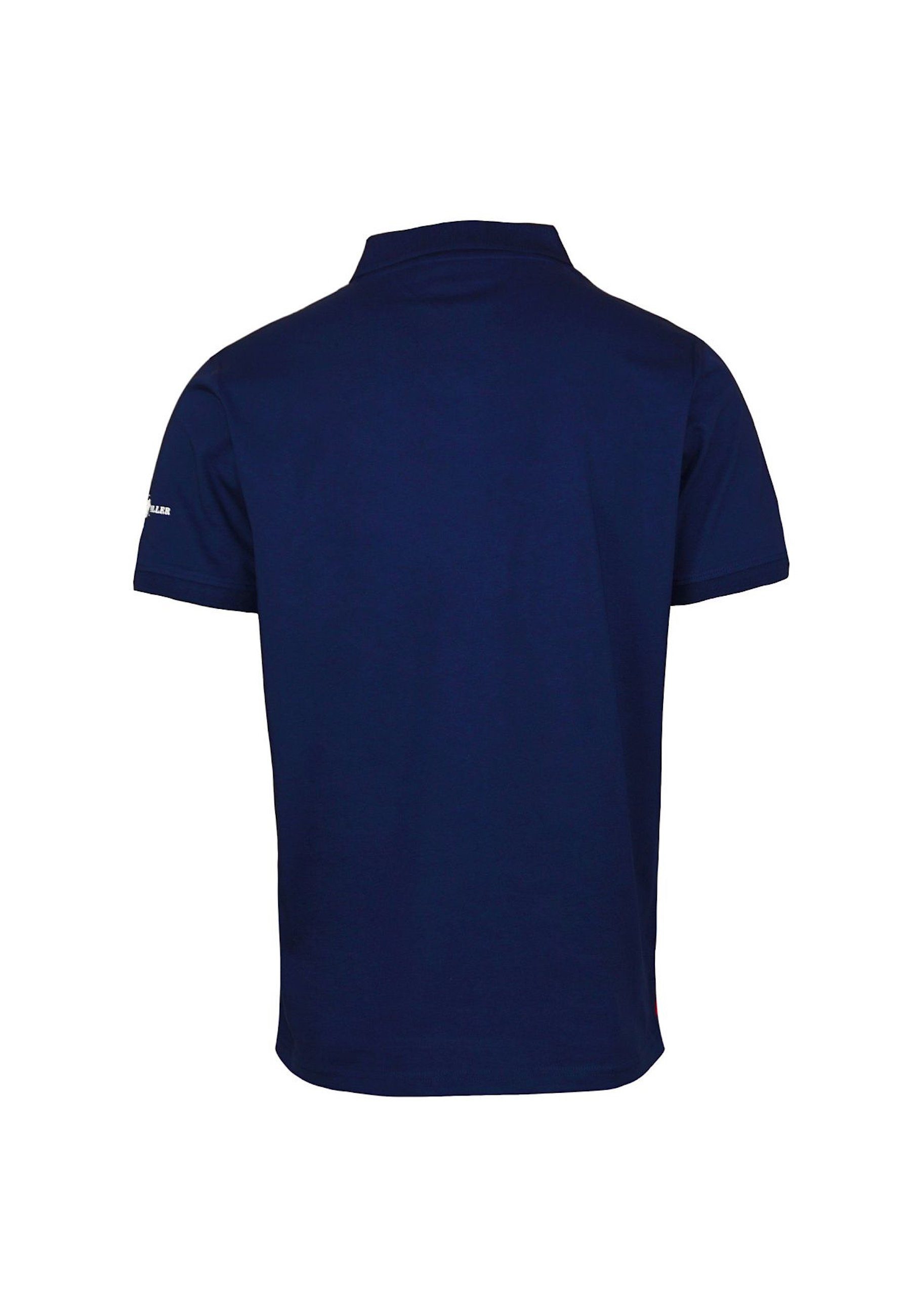 Harvey Miller Poloshirt Poloshirt Polohemd Polo dunkelblau Springfield Shortsleeve