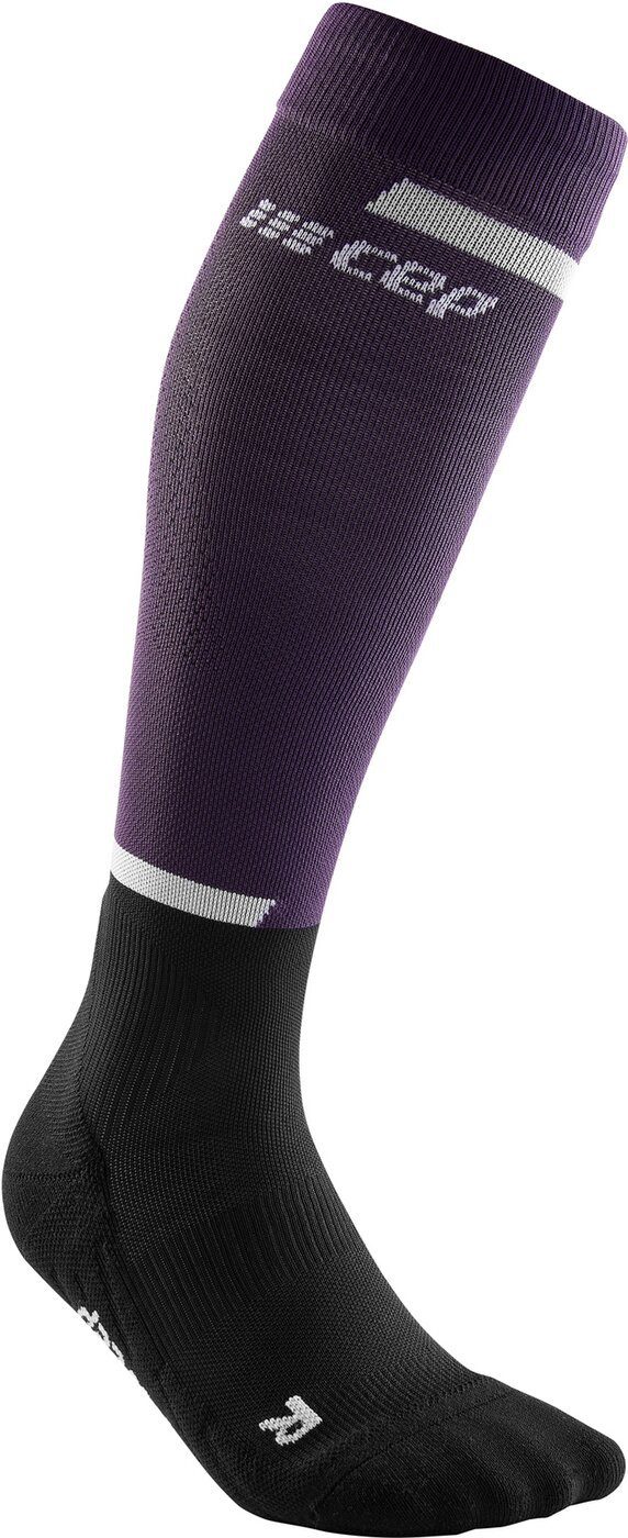 socks, v4, Kompressionsstrümpfe tall, violet/black the CEP run w CEP