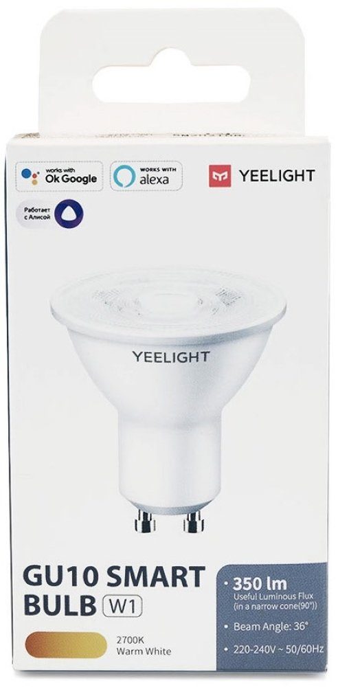 yeelight LED-Leuchtmittel GU10 Smart - warmweiß Bulb - dimmable LED-Reflektorlampe W1