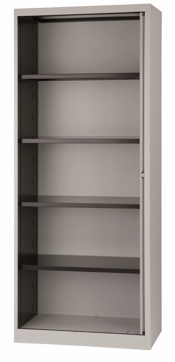 Bisley Rollladenschrank Rollladenschrank EuroTambour in Lichtgrau günstig online kaufen