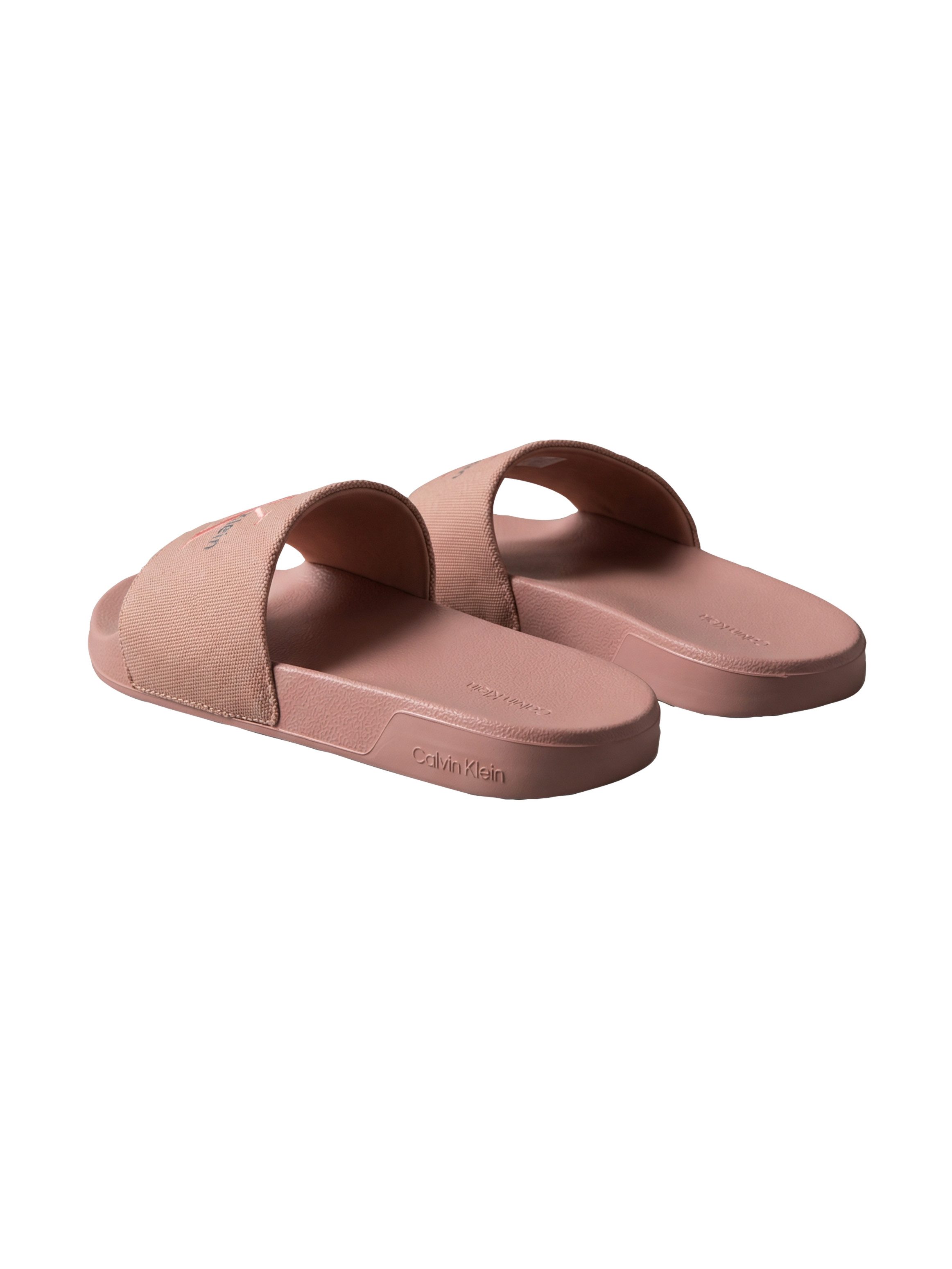 Calvin Klein ESS SLIDE CV WN Badepantolette Strandschuh, Flat mit CK-Stickerei