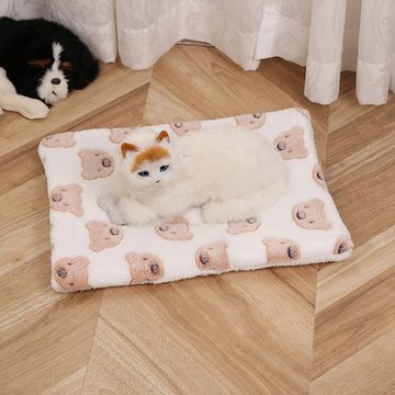 Lubgitsr Hundematte Hundedecke Sofa Hundedecke Flauschig Hunde Haustier Decken 50*60cm