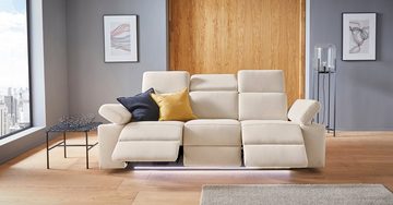 Places of Style 3-Sitzer Kilado, mit 2x Relaxfunktion, verstellbarer Armlehne, Kopfteilverstellung