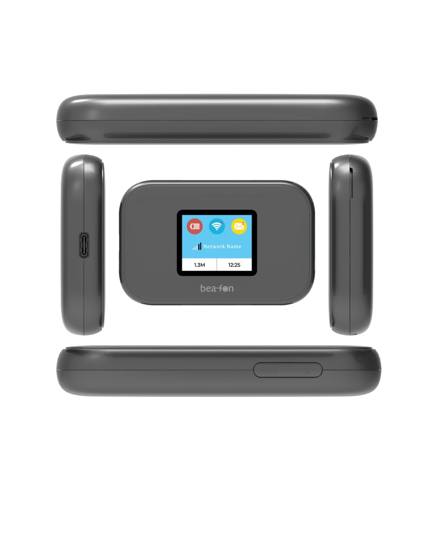 Beafon BEA MR3 4G WLAN-Router, 4G-Mobil Router mit SIM-Karten Slot