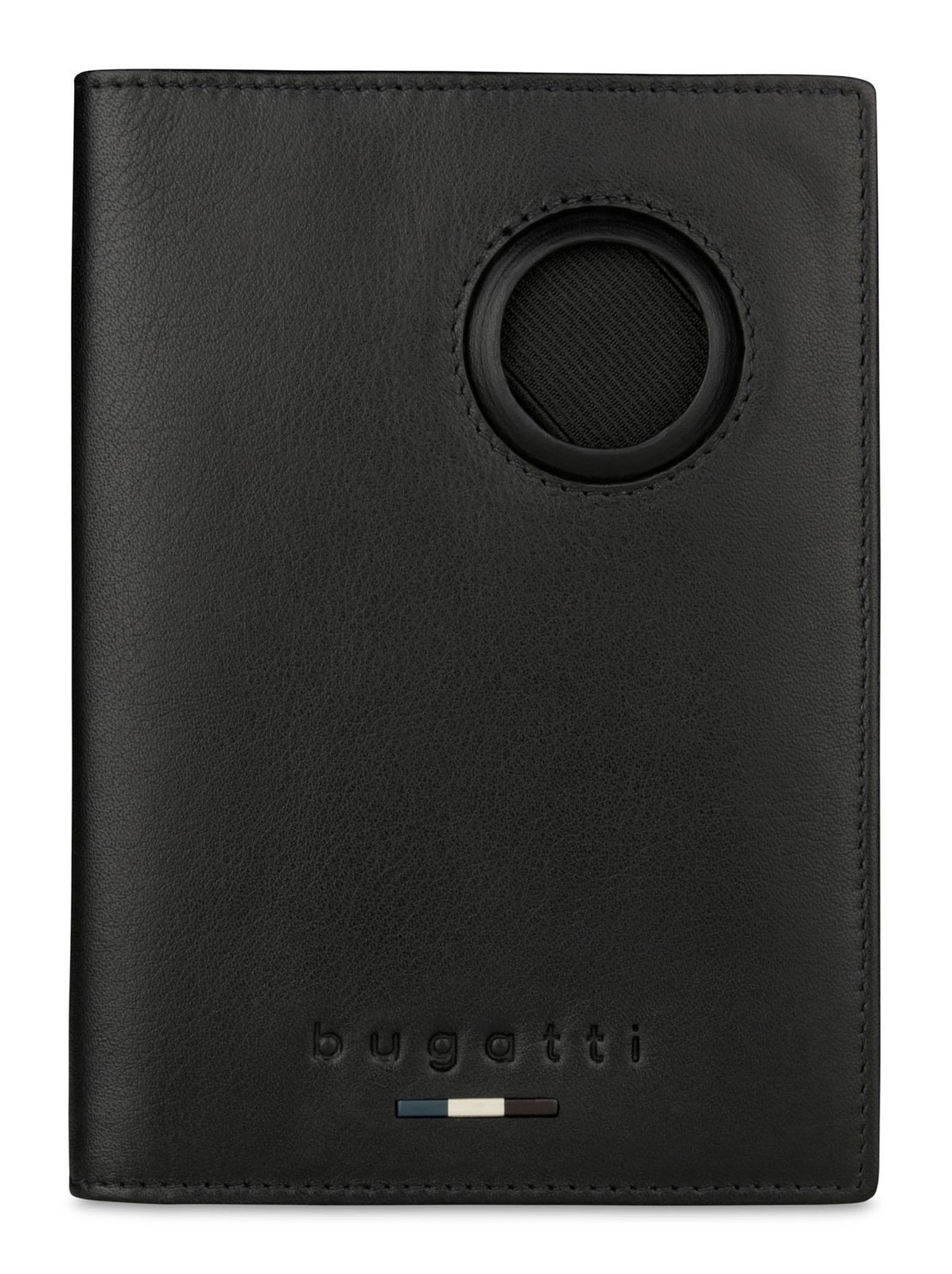 bugatti Etui Passport Case, aus echtem Rindsleder mit RFID-Blocker Schutz