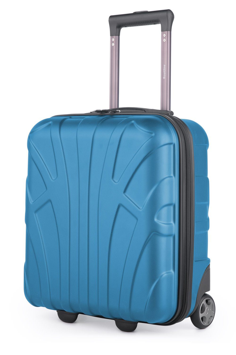 Suitline Handgepäckkoffer S1, 2 Rollen, EasyJet Trolley 45x36x20 cm Underseat kleiner Koffer Flugzeug 30 L