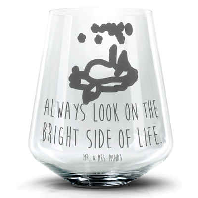 Mr. & Mrs. Panda Cocktailglas Fuchs Sterne - Transparent - Geschenk, Cocktailglas mit Gravur, Alway, Premium Glas, Personalisierbar