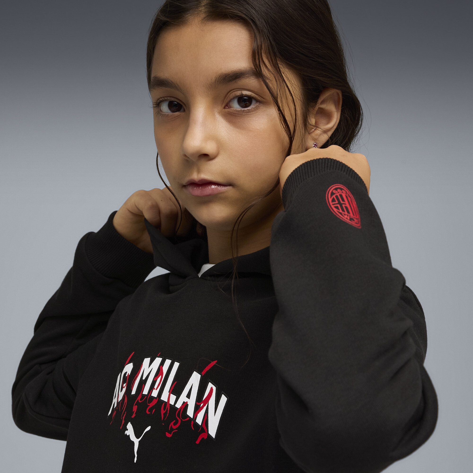 PUMA Trainingspullover AC Milan ftblCulture Hoodie Jugendliche