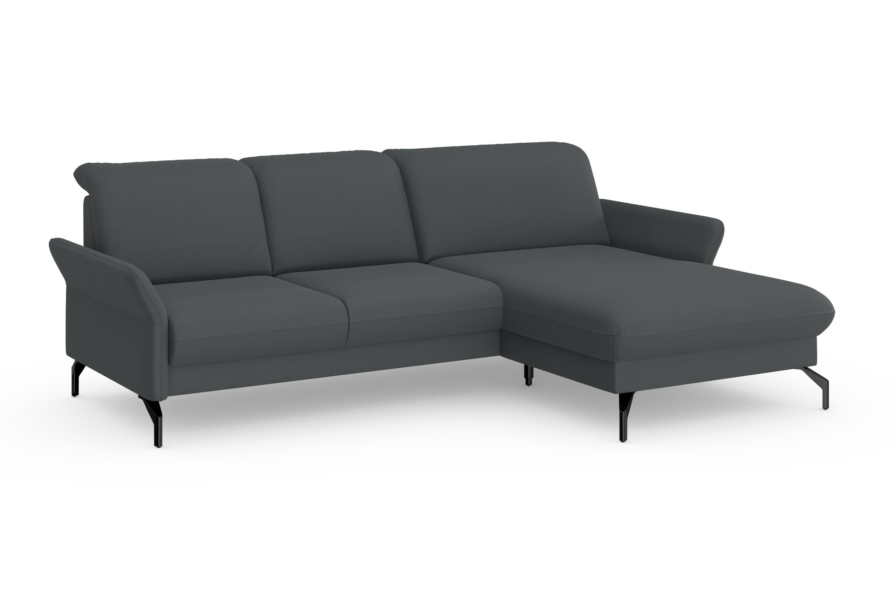 sit&more Ecksofa Fashion, wahlweise Vorziehsitz, motorisch Kopfteilverstellung und mit