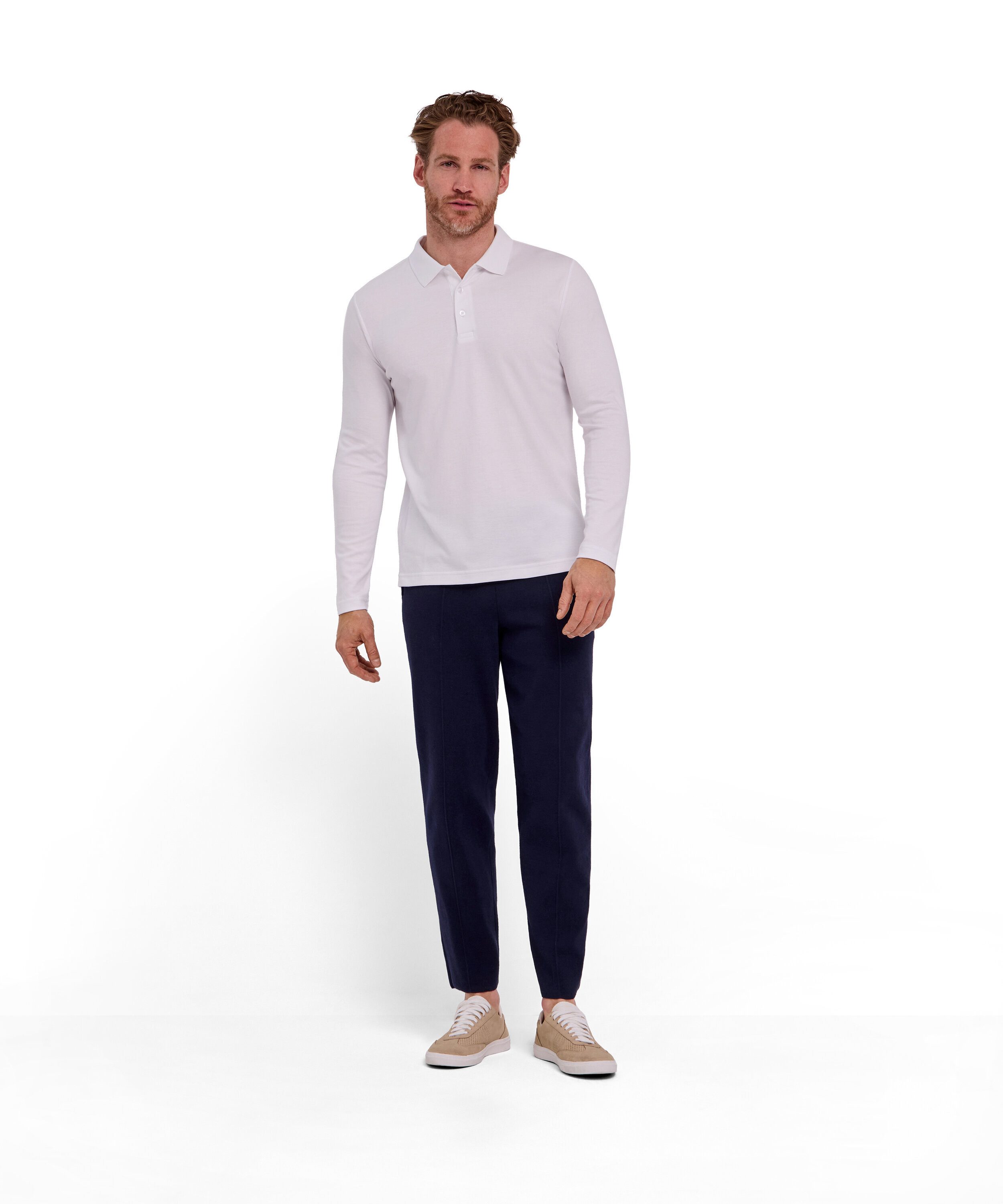 FALKE Poloshirt FALKE Essential Cotton (1-tlg., 1) aus hochwertiger Pima-Baumwolle