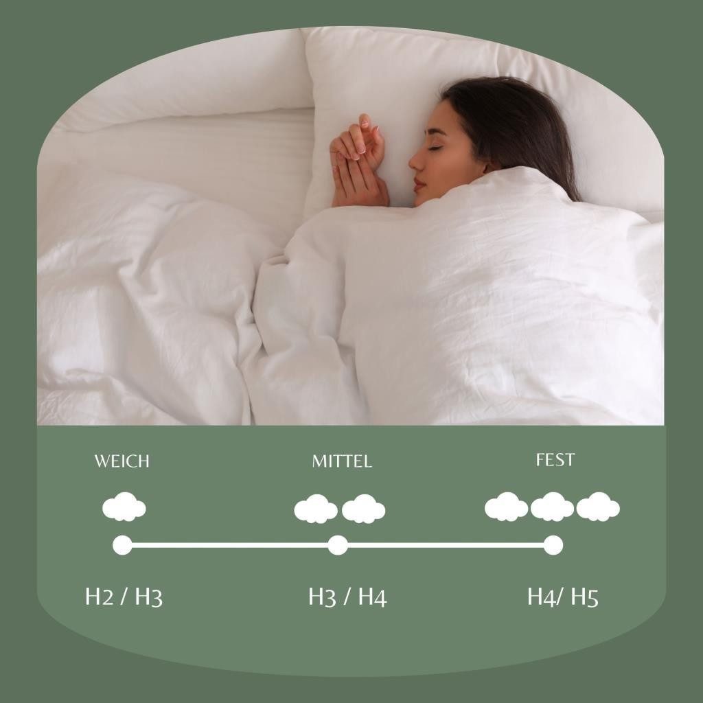 Taschenfederkernmatratze MSS e.K. Medic Spring 2-in-1 Federkernmatratze, 2 Härtegrade in einer, MSS e.K., 21 cm hoch, abnehmbarer Bezug