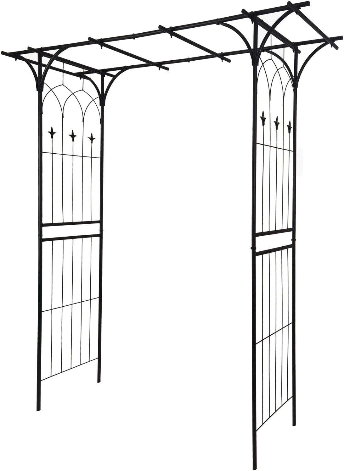 Defactoshop Rosenbogen Rosenbogen Rosensäule Gartenbogen Rankgitter Rankhil günstig online kaufen