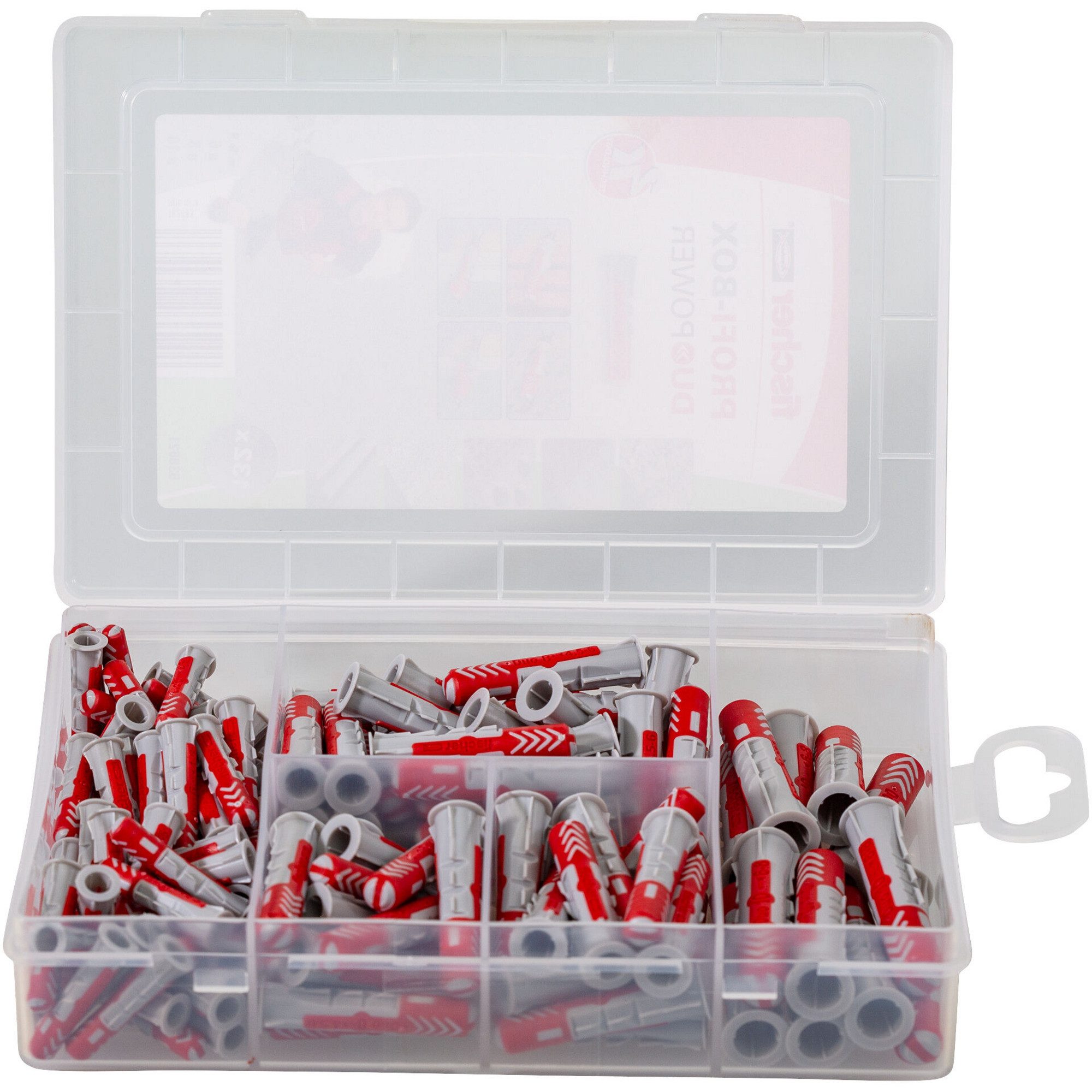 Fischer Schraube fischer Profi-Box DuoPower, Dübel, (132-teilig)