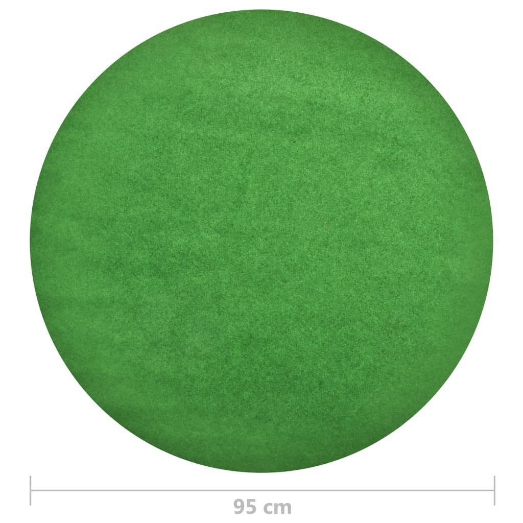 Noppen 95 cm mit furnicato, Höhe Kunstrasen 0.42 Rund, Grün cm Kunstpflanze Durchm.