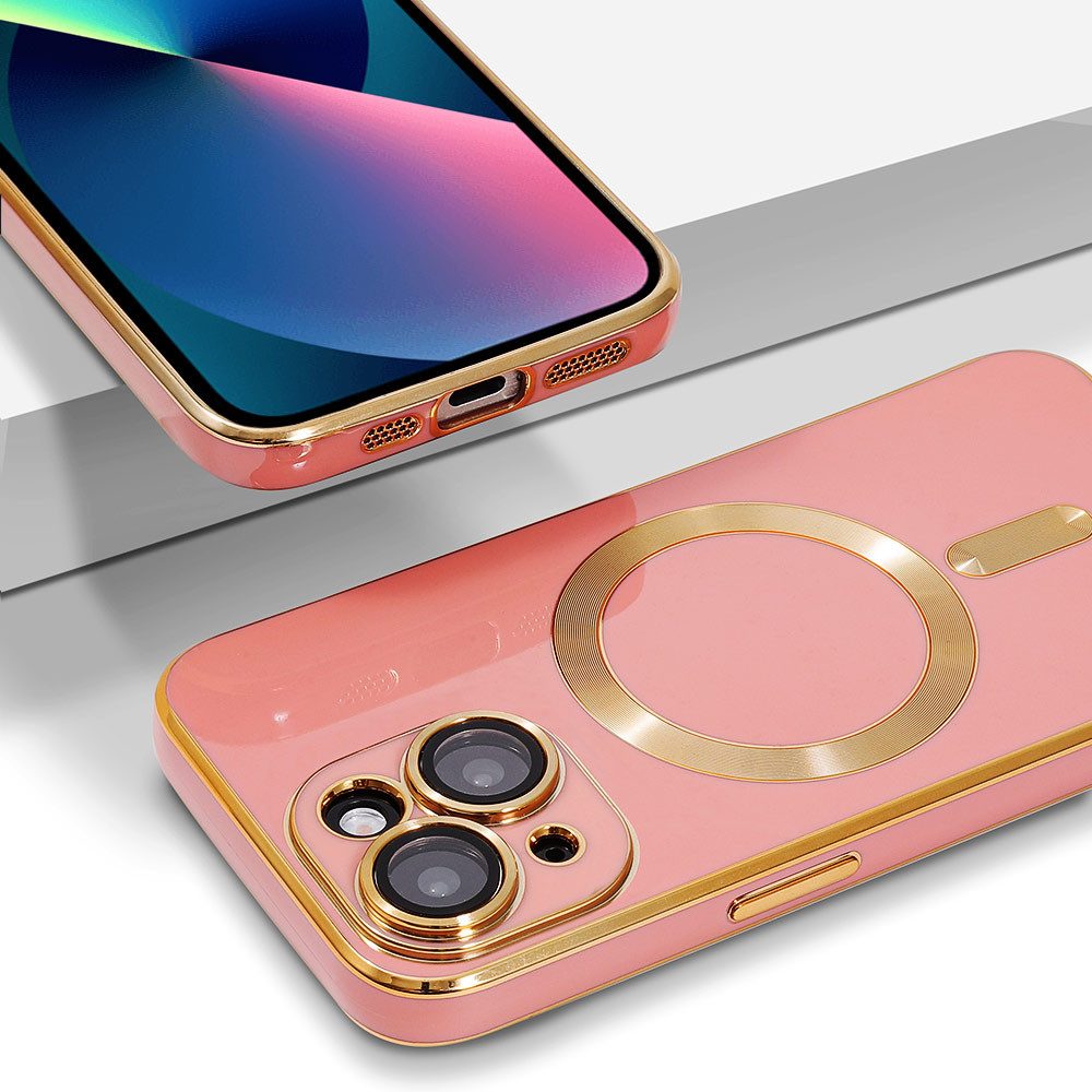 FITSU Handyhülle Hülle für iPhone 13 Handyhülle MagSafe kompatibel mit Kameraschutz 6,1 Zoll, MagSafe kompatible Schutzhülle für iPhone 13 Hülle Case Handyschale