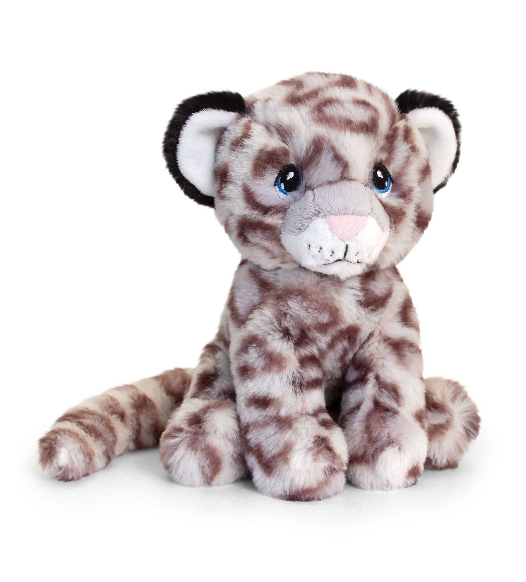 Textiel Trade B.V. Kuscheltier Keel Toys Leopard Stofftier 18 cm ideal für Kinder ab 3 Jahren