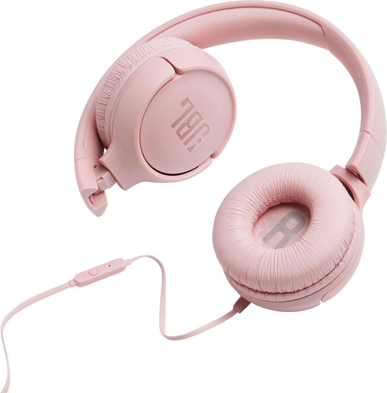 Siri) Google Assistant, On-Ear-Kopfhörer JBL TUNE rosa (Sprachsteuerung, 500